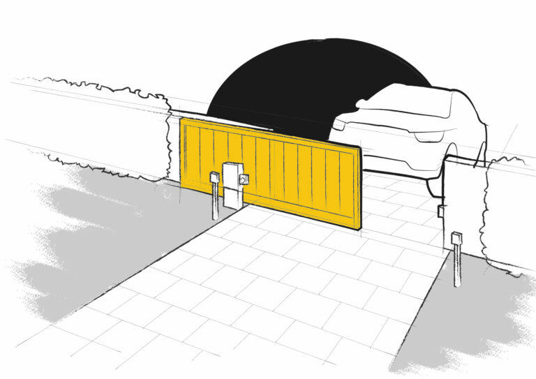 Ilustración corredera residencial FAIN