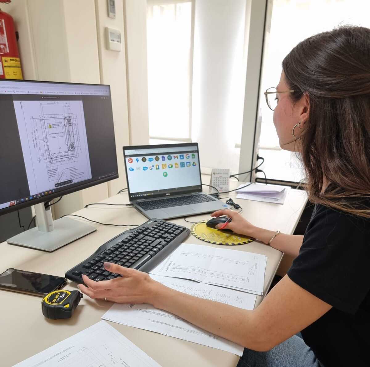 María Soledad, mujer y Responsable Técnico en FAIN