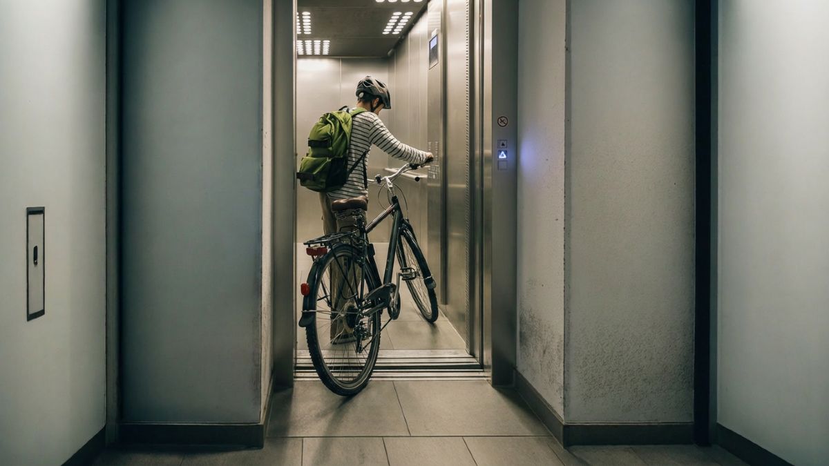 Normativa sobre bicicletas en cabina ascensor