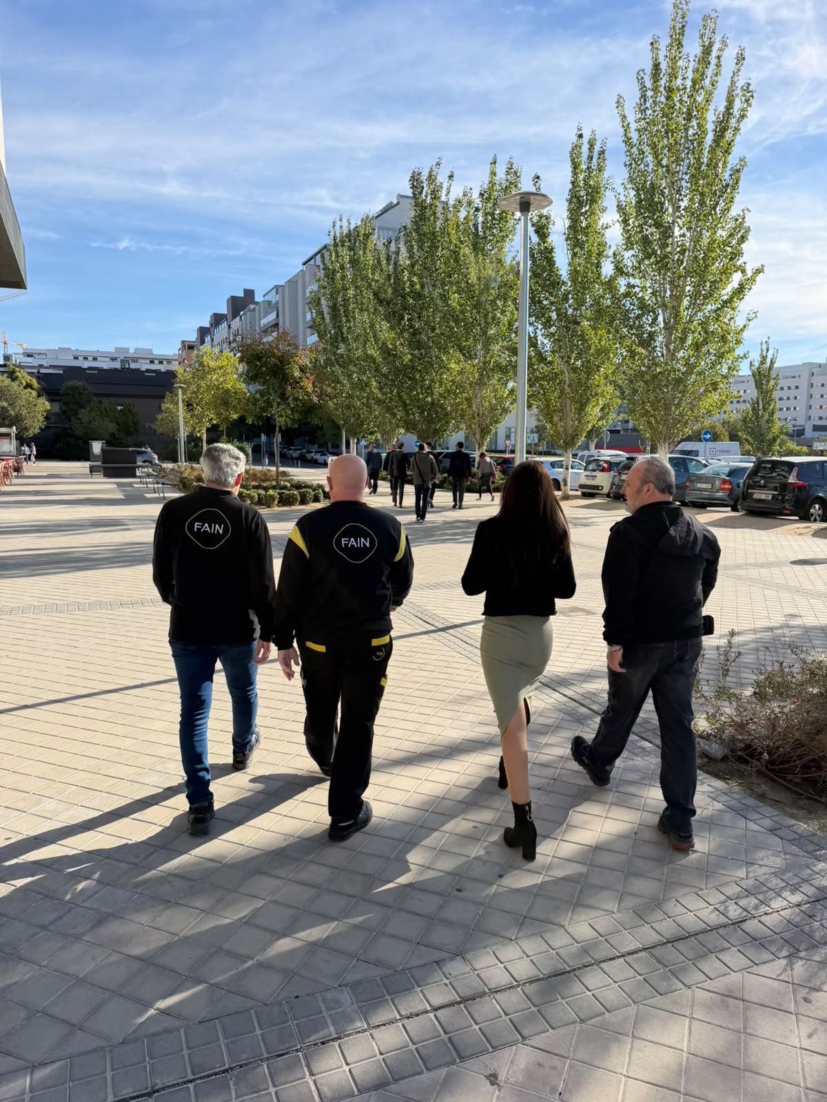 Visita del equipo FAIN a la nueva sede de Rivas-Vaciamadrid